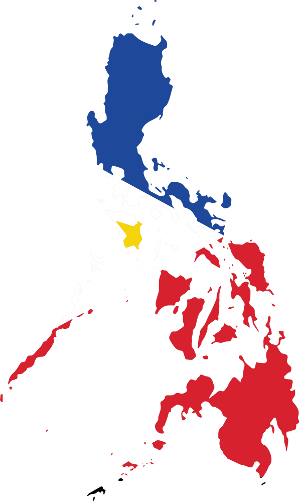 Philippines Flag and Map